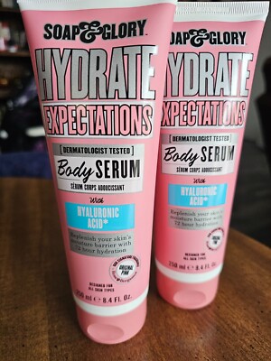 2x Soap & Glory Hydrate Expectations Body Serum  8.4 Fl Oz