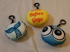 Squishable Keychain Bag Clip Mermaid Fries Blue Eyes New Toy Fun Cute Gift