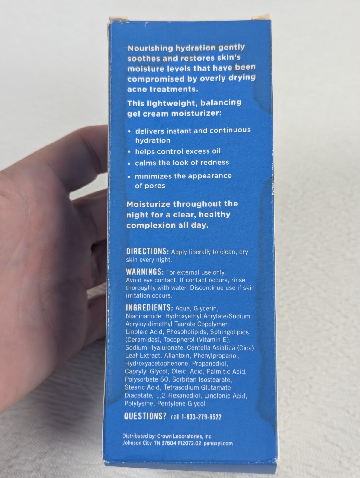 PanOxyl - Balancing Repair Moisturizer - Acne Prone Skin - exp: None