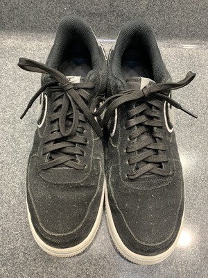 air force 1 low 3d chenille swoosh black cool grey