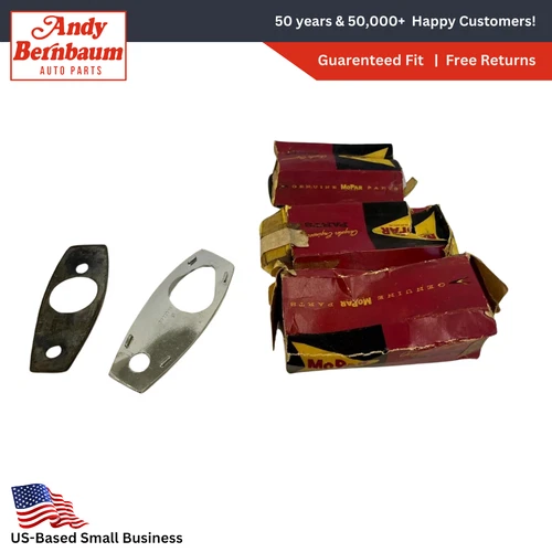 1963 Chrysler New Yorker Newport Rear View Mirror Adapter Set NOS 2421247