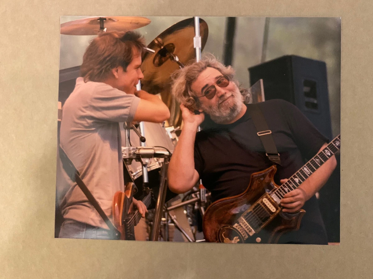Framed and Matted photo print of Bob Weir and Jerry Garcia 1994 www