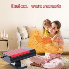 12V 1000W Portable Car Heater Electric Defogger Defroster Demister Heating Fan