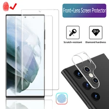 For Samsung Galaxy S22+/S21/Ultra 5G Camera/Tempered Glass Full Screen Protector