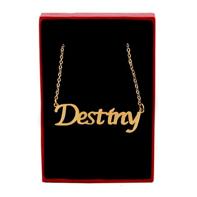 DESTINY Name Necklace Personalised 