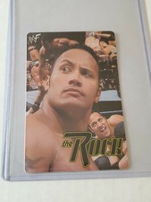 2000 WWF Wrestling vending sticker The Rock Dwayne Johnson 3x5 RARE HTF