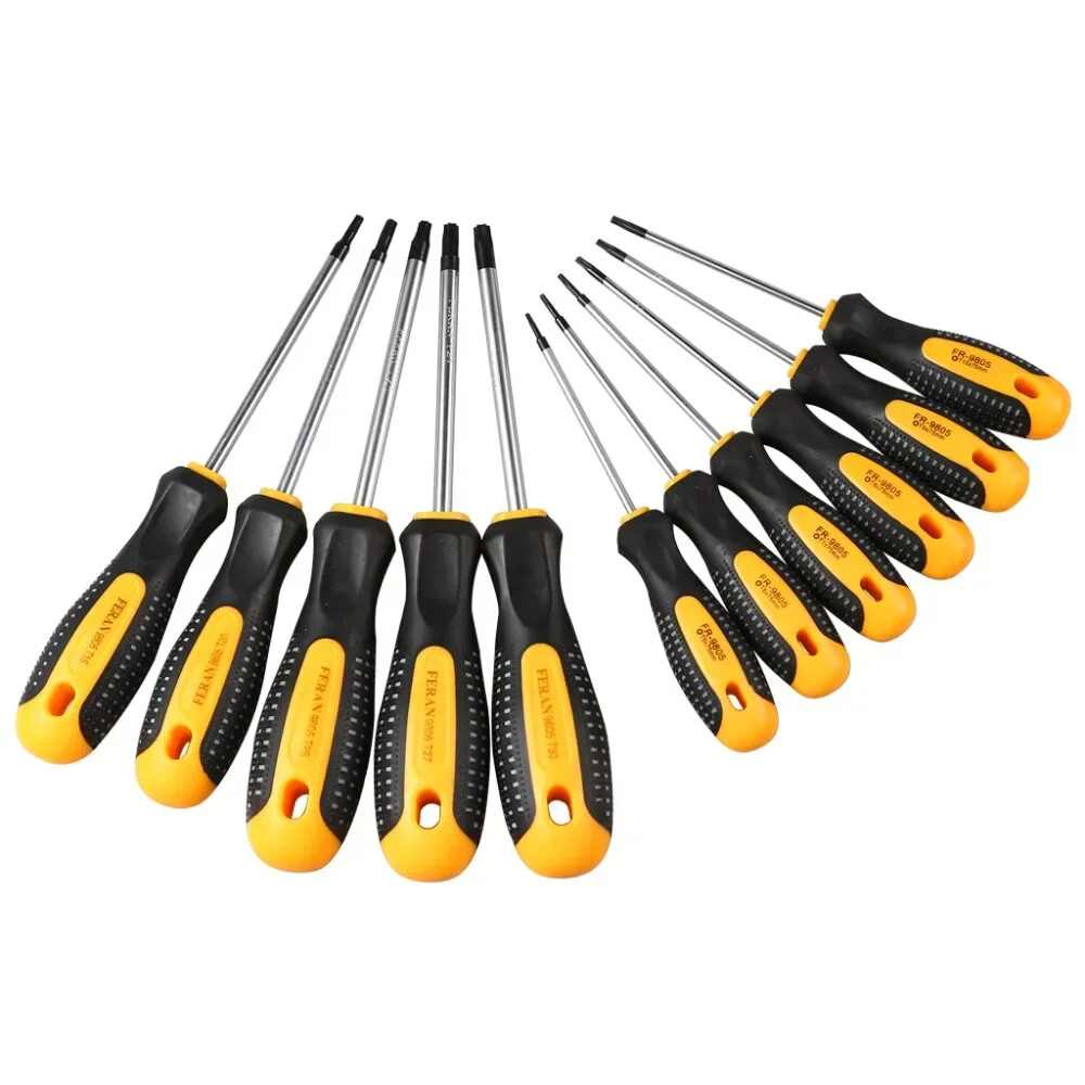 マナT5セット NEIKO 01377A Magnetic Torx Screwdriver Set | 12 Piece | T5