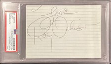 Roy Orbison Signed Cut Musician Traveling Wilburys Rock N Roll Auto HOF PSA/DNA