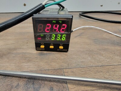 Ogden ETR-9300 Microprocessor Based SMARTER LOGIC  Temperature Control w/ probe