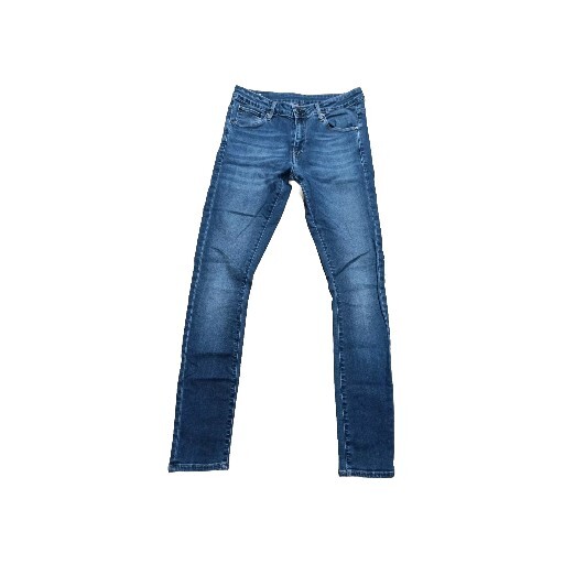 G-Star RAW 3301 Women Girls Skinny Jeans W27 L29 Height 164cm Blue Stretch Denim
