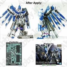 for RG 1/144 Hi Nu hi-v Detail up Add-on Parts Etched Sheet w/Nameplate RX-93-v2