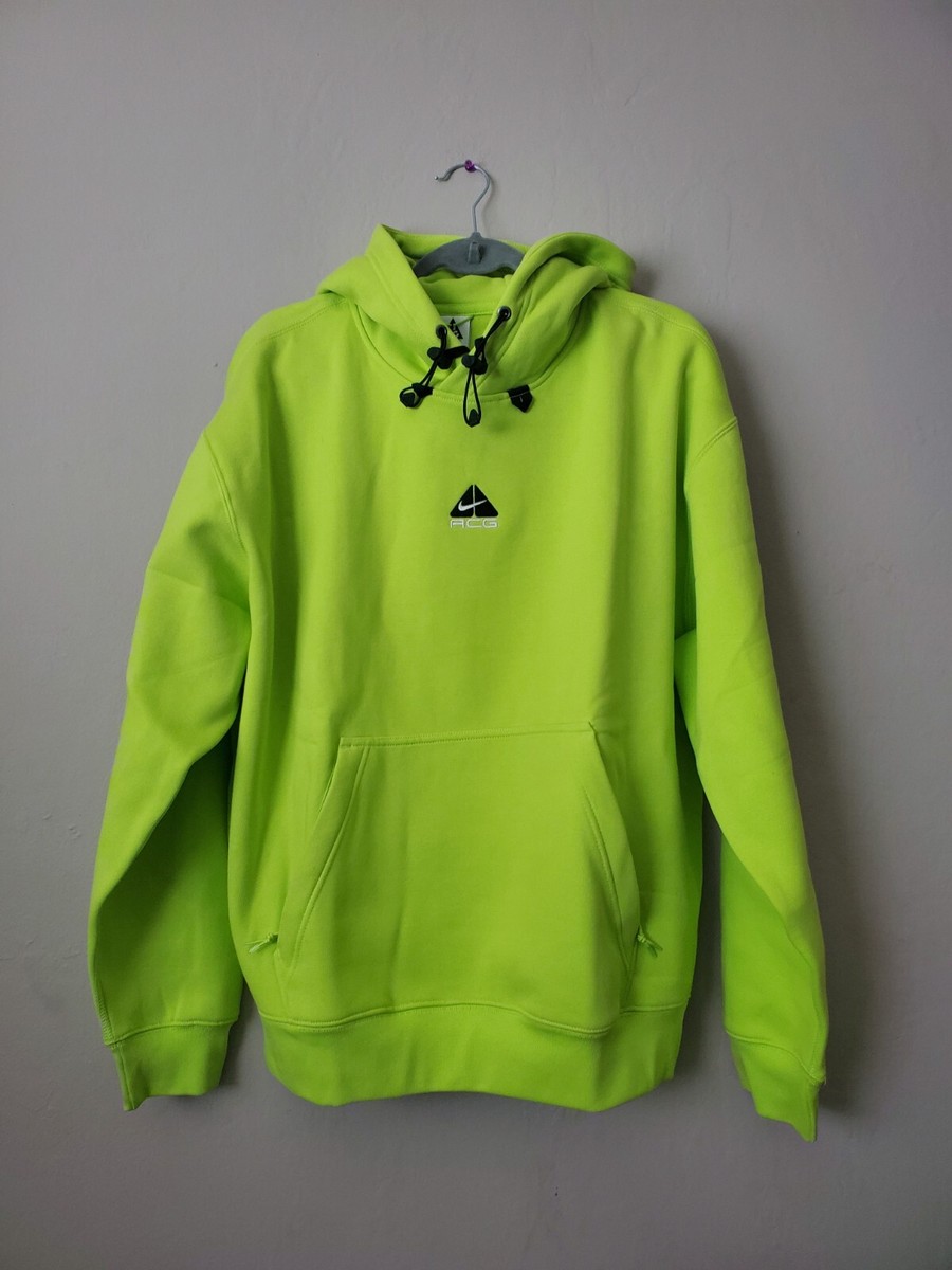Nike ACG Therma-Fit Fleece Pullover Hoodie Cyber Volt Lime Nike ACG Therma-Fit Fleece Pullover Hoodie Cyber Volt Lime