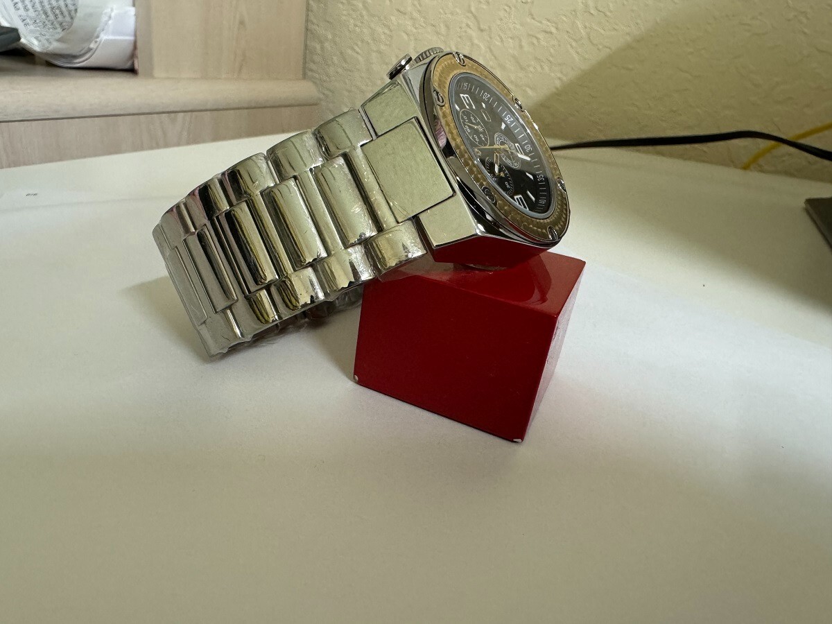 Swiss Legend Men's 40025P-55 Throttle Chronograph   Black Dial Watch