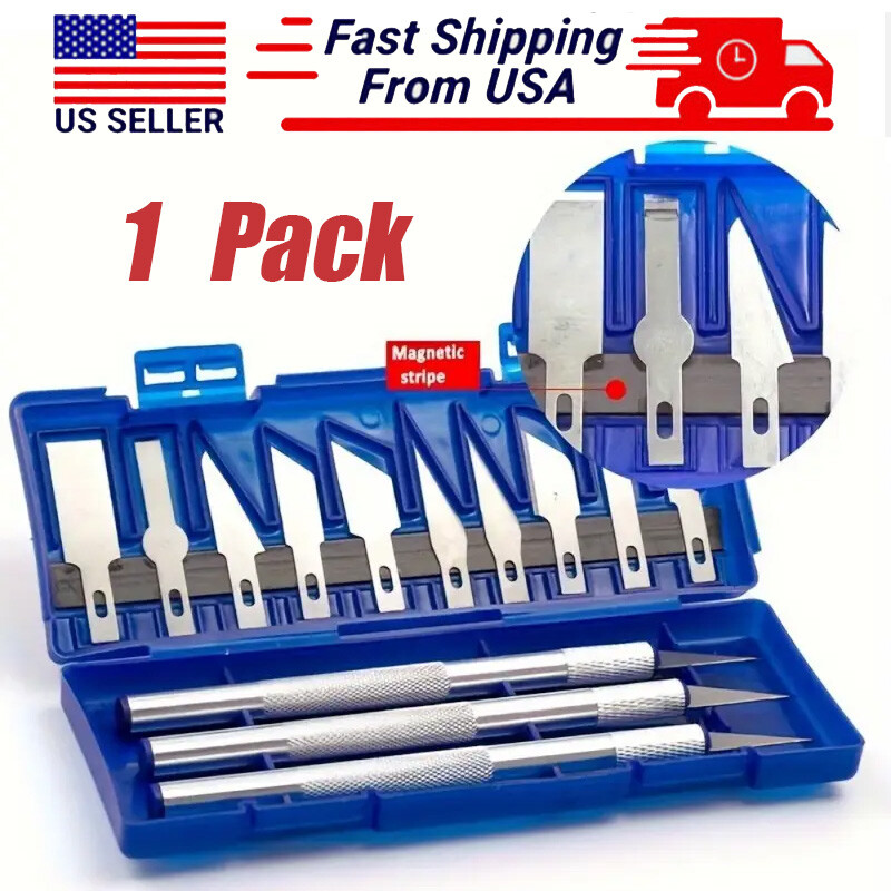 Carving Knife Aluminum Alloy Carving Knife Paper-cut Carving Knife Tool Set, USA