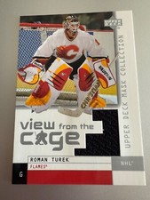 2002-03 Upper Deck Mask Collection View from the Cage Jerseys Roman Turek