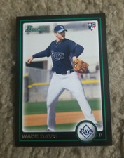 WADE DAVIS 2010 BOWMAN BLACK BORDER CARD #203 TAMPA  BAY RAYS (ROOKIE BASE)