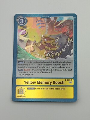 Digimon TCG Einzelkarte Yellow Memory Boost! NM