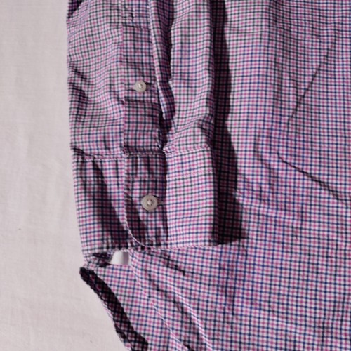 J Crew Ludlow Mens 2 Ply Shirt 120s Sz L Red White Blue Check Cotton L /S - Bild 6 von 20