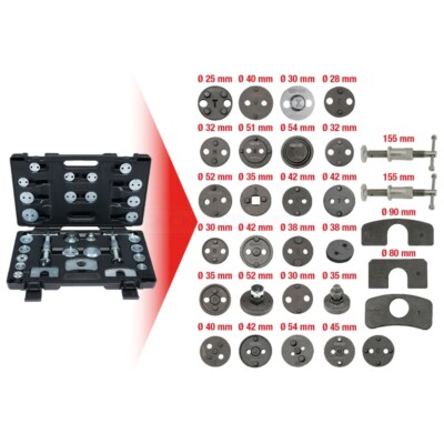 KS Tools Brake Caliper Reset Tool Set, 30 Pieces - 150.2030