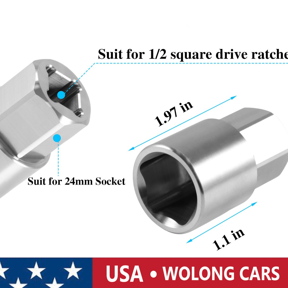 Upgrade Spare Tire Socket Wheel Handle for Lexus RX350 RX400h