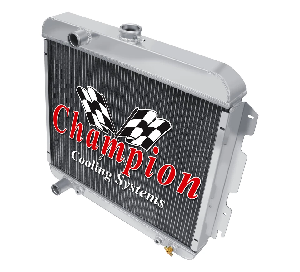 3 Row Supply Champion Radiator for 1967 1968 1969 Plymouth Barracuda V8 Engine - Image 3 of 4