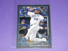 2013 Topps EMILIO BONIFACIO #322 Black Mini Variant SSP/5 Royals - White Sox