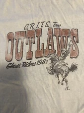 Outlaws Vintage Concert Shirt 1981 Ghost Riders in the Sky Tour.