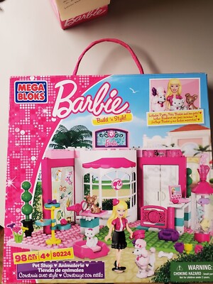 Barbie Build 'n Style Pet Shop Set Mega Bloks 80224 | eBay