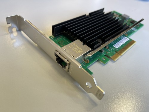 NEW INTEL X540-T1 Network Adapter 10G PCIe x8 OEM Version, passive cooling - Afbeelding 1 van 2