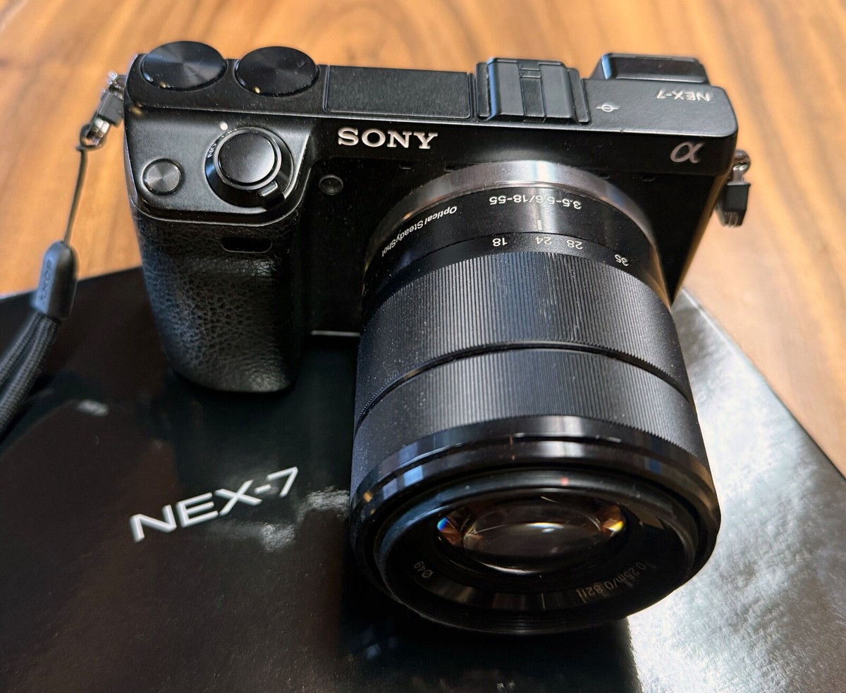 Sony NEX-7 24.3 MP Mirrorless DSLR Camera - Black with 18