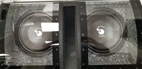 CRITICAL MASS 12'' DUAL BANDPASS AUDIO JL FOCAL BOX SPEAKER W7 SUBS AMP UL 2000W - Picture 5 of 8