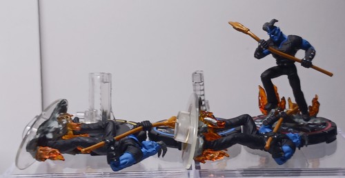 HEROCLIX COLLATERAL DAMAGE Blue Devil 043 044 045 REV SET (Shadowpact) - Picture 3 of 4