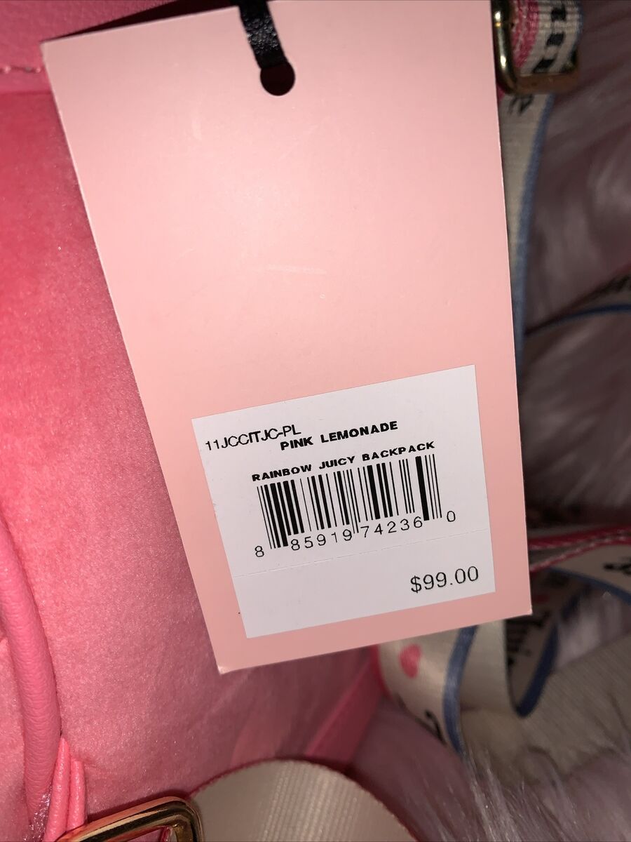 Juicy Couture Velvet 11JCCITJC-PL Pink Lemonade Small Juicy Couture Velvet 11JCCITJC-PL Pink Lemonade Small