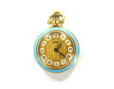 Schmuck Taschenuhr Kette Gold 750 ANTIKE VINTAGE TASCHENUHR IN 750