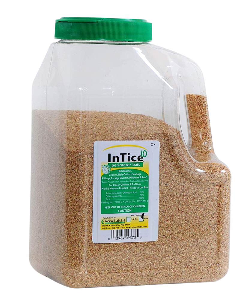 Intice 10 Perimeter Granular Insect Bait 4 lb Bottle from Rockwell Labs