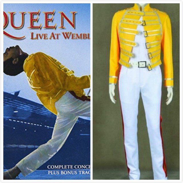 Queen Band Cosplay Costume Wembley Stadium Halloween Carnival Cosplay
