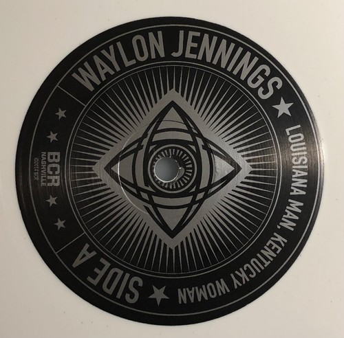 Waylon Jennings / Louisiana Man, Kentucky Woman / 2014 RSD 45rpm w PS / Mint - Picture 5 of 7