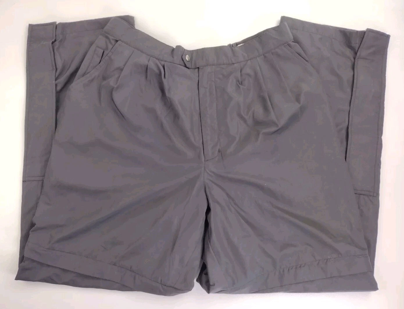 DryJoys By FootJoy Rain Pants Mens Large Black Golf Convertible To Shorts FJ