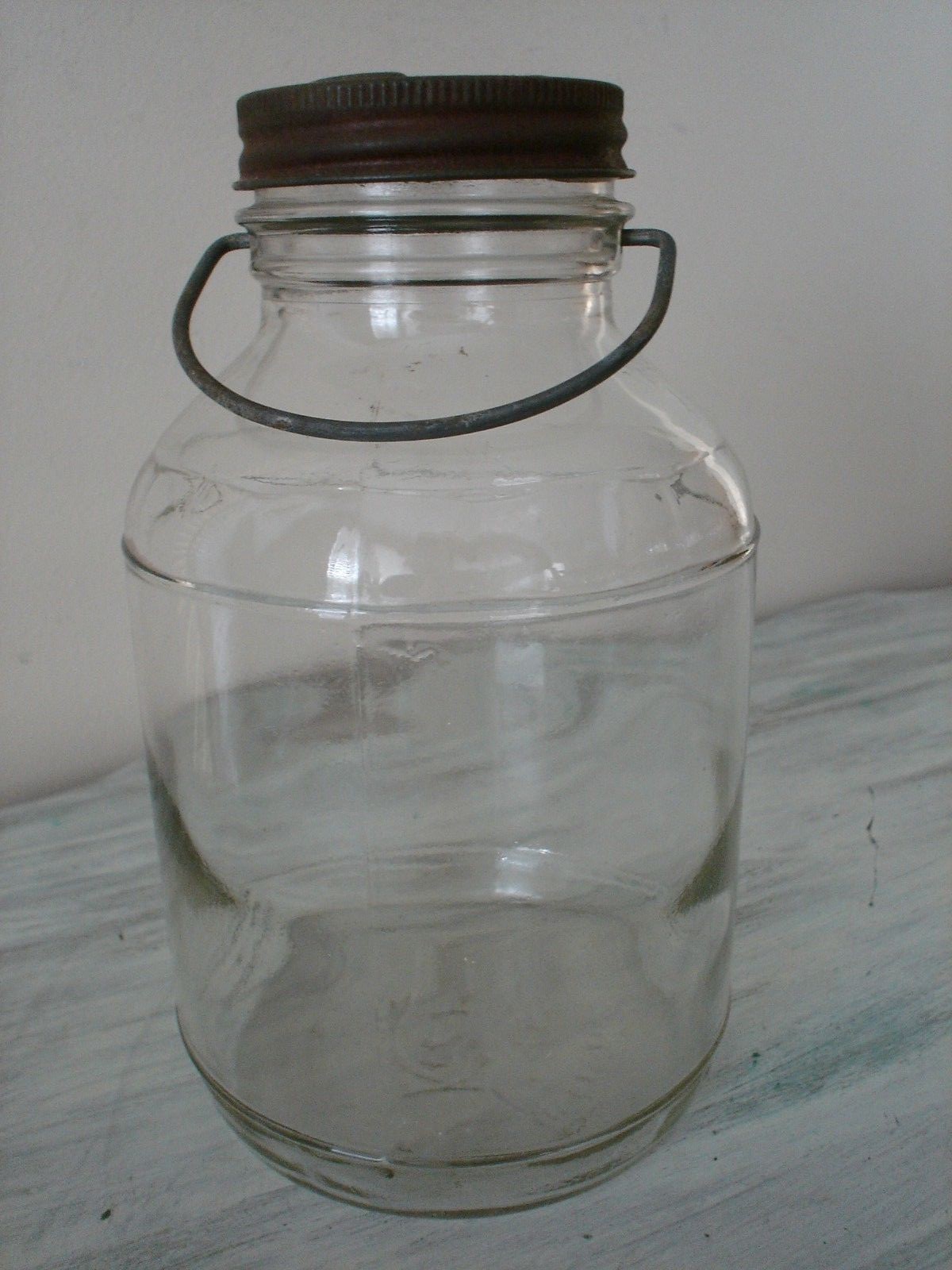 Rare KARO Brand Syrup 5 Lb. Jar With Lid & Bail Handle by DURAGLAS VGC