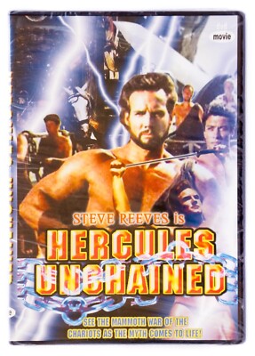 Hercules Unchained (DVD-2001) Steve Reeves, Sylva Koscina, Primo Carnera, Sealed