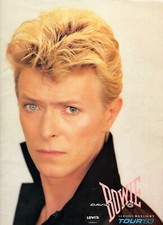 DAVID BOWIE 1983 SERIOUS MOONLIGHT U.K. TOUR CONCERT PROGRAM
