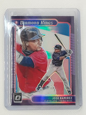 Jose Ramirez 2021 Donruss Optic - Carolina Blue & White #8 - Cleveland Guardians