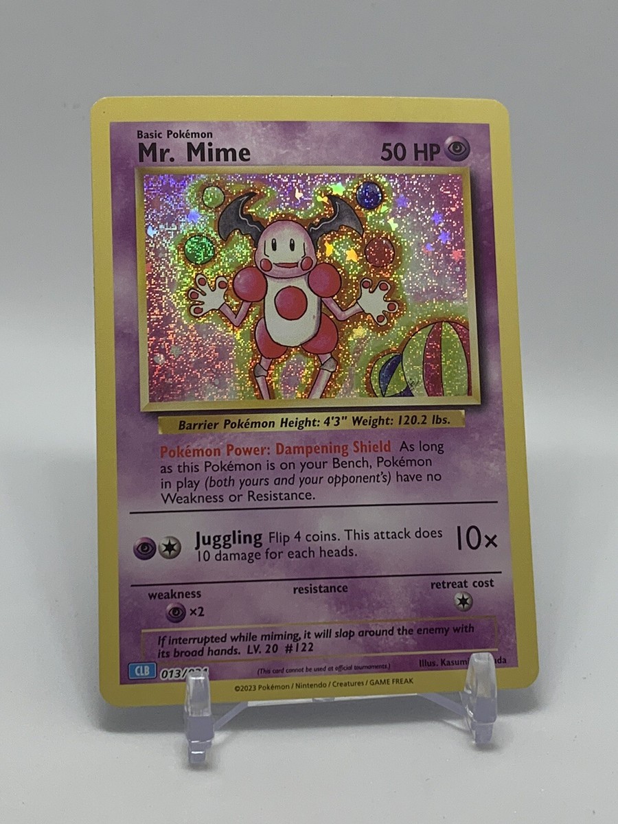 Pokemon Card Mr. Mime 013/034 Premium Powers Promo HOLO RARE - NM Pokemon Card Mr. Mime 013/034 Premium Powers Promo HOLO RARE - NM