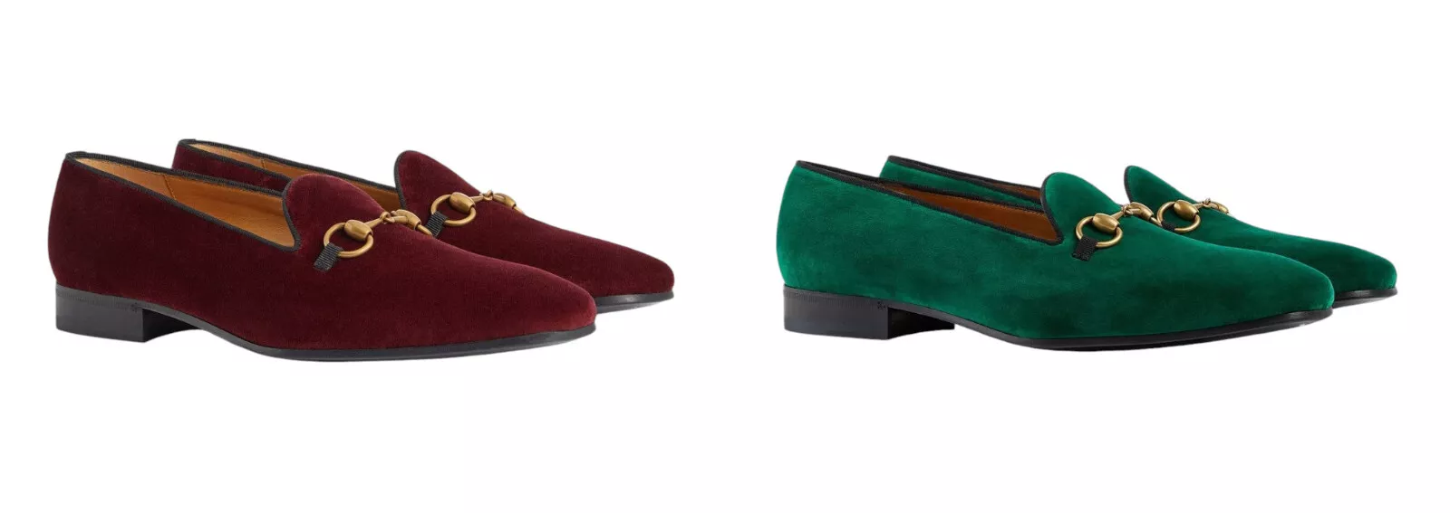 Mocassins authentiques homme Gucci Gallipoli Horsebit velours 718888 neufs