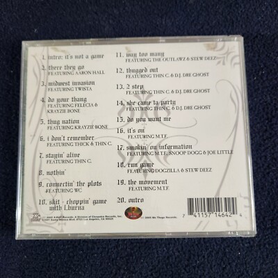 Layzie Bone It's Not a Game (CD, 2005) Bone Thugs N Harmony Rap