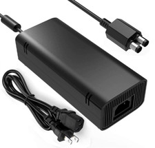 Microsoft AC Adapter Brick Power Supply Replacement for Xbox 360 Slim Console
