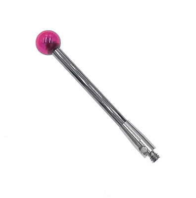 CMM Touch Probe M2 Thread Probe Stylus 5mm Ruby Ball Tips 30mm Long A-5003-0047