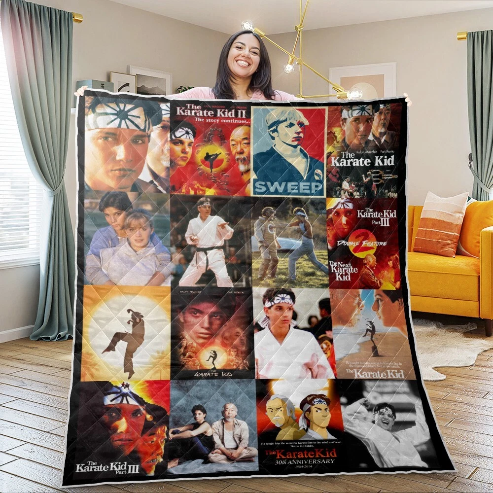 Karate Kid Quilt, The Karate Kid movie Quilt Blanket
