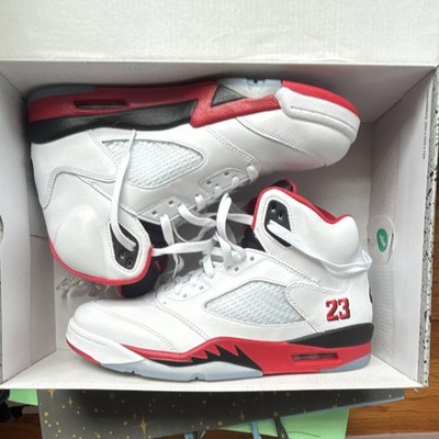 Jordan Air Jordan 5 Men s size 10 Fire Red Black Tongue