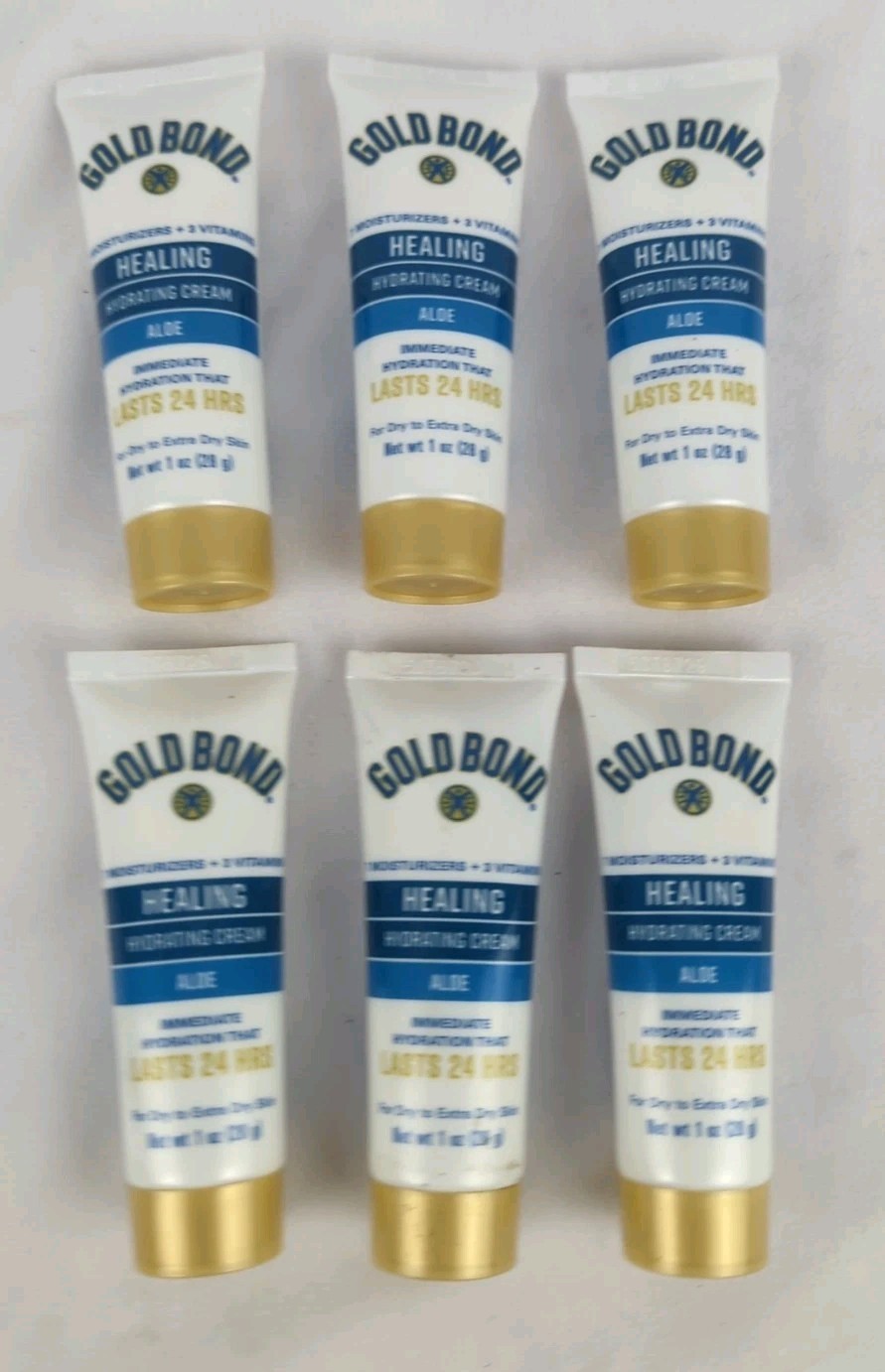 Lot Of 6  Gold Bond Healing Hydrating Cream for Extra Dry Sk